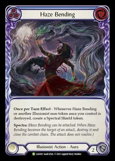 Haze Bending BLUE LGS093-CF - Armory - Season 6 - Flesh and blood card