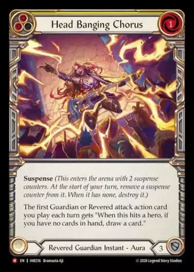 Head Banging Chorus IAR256 - Usurp the Shadow Throne - Flesh and blood card