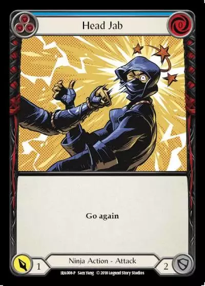 Head Jab BLUE IRA008 - Ira Welcome Deck (2018) - Flesh and blood card