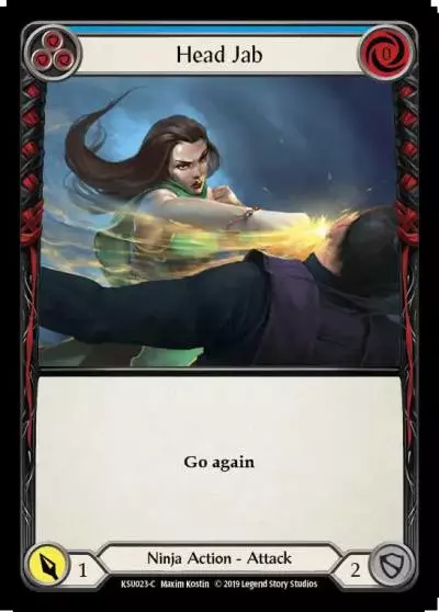 Head Jab BLUE KSU023 - Katsu, the Wanderer - Hero Deck - Flesh and blood card