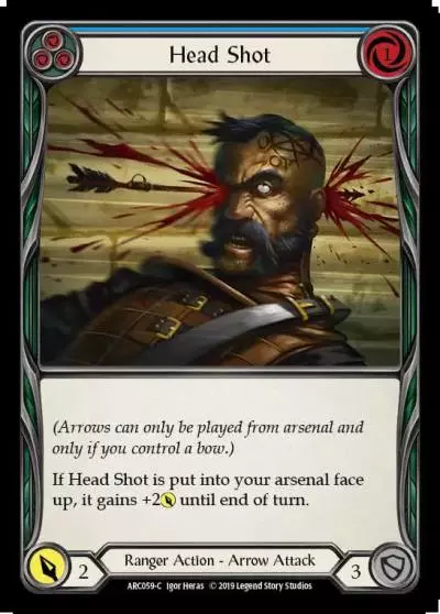 Head Shot BLUE ARC059 - Arcane Rising - Flesh and blood card