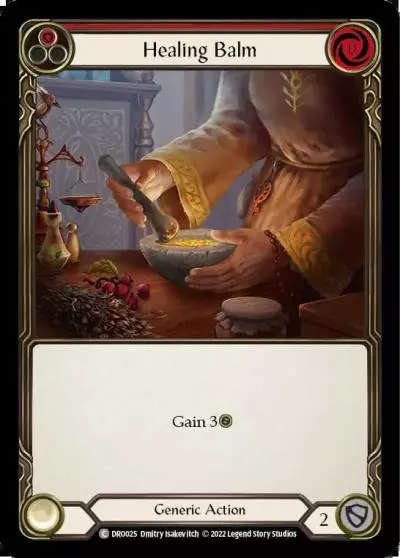 Healing Balm RED DRO025 - Dromai - Blitz Deck - Flesh and blood card
