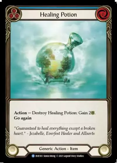 Healing Potion BLUE EVR183 - Everfest - Flesh and blood card