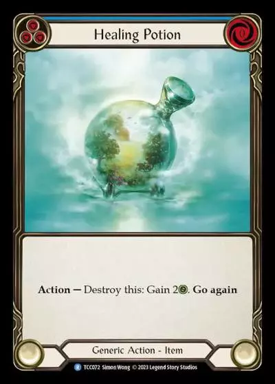 Healing Potion BLUE TCC072 - Round the Table: TCC x LSS - Flesh and blood card