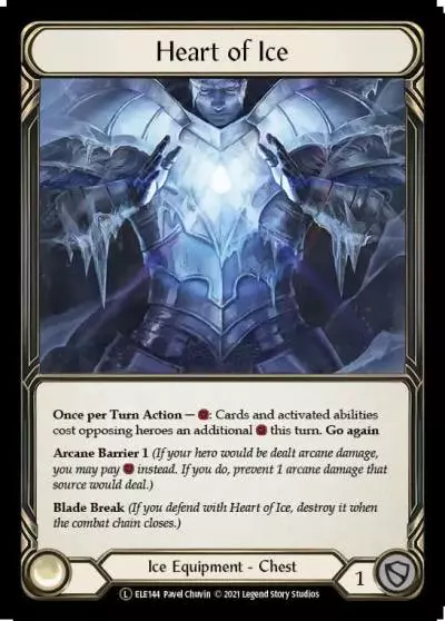 Heart of Ice U-ELE144-RF - Tales of Aria - Unlimited - Flesh and blood card