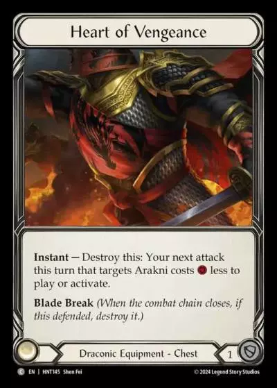 Heart of Vengeance HNT145 - The Hunted - Flesh and blood card