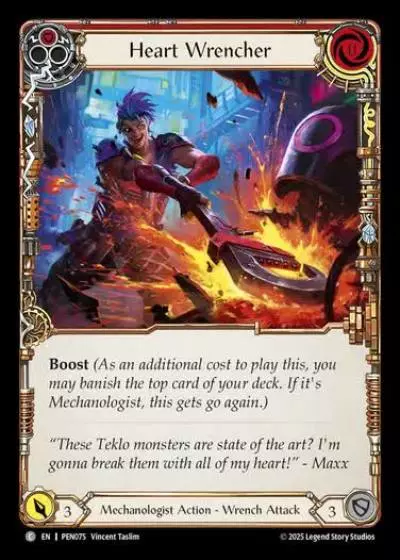 Heart Wrencher PEN075 - Compendium of Rathe - Flesh and blood card