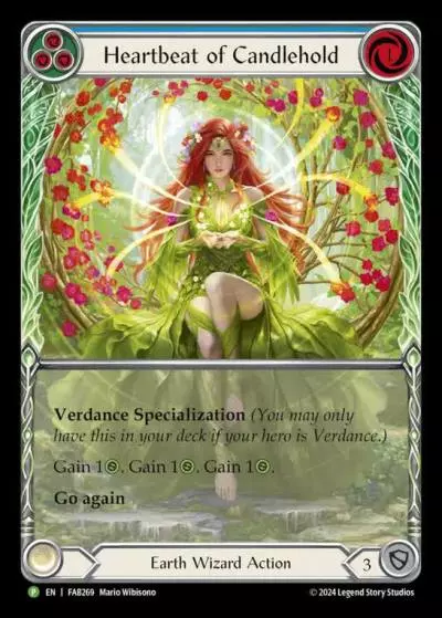 Heartbeat of Candlehold BLUE FAB269-RF - Calling - Rosetta - Flesh and blood card