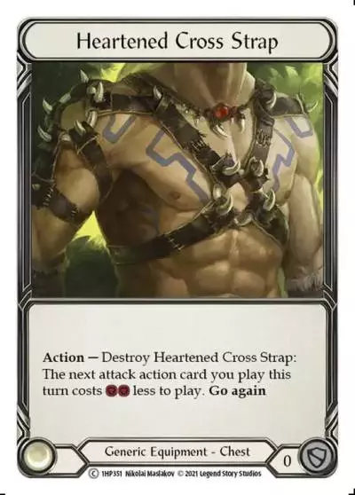 Heartened Cross Strap 1HP351 - History Pack 1 - Flesh and blood card