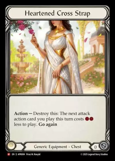 Heartened Cross Strap APR004 - Armory Deck Legends - Prism Sculptor of Arc Light - Flesh and blood card