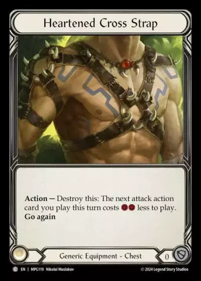 Heartened Cross Strap MPG119 - Mastery Pack Guardian - Flesh and blood card