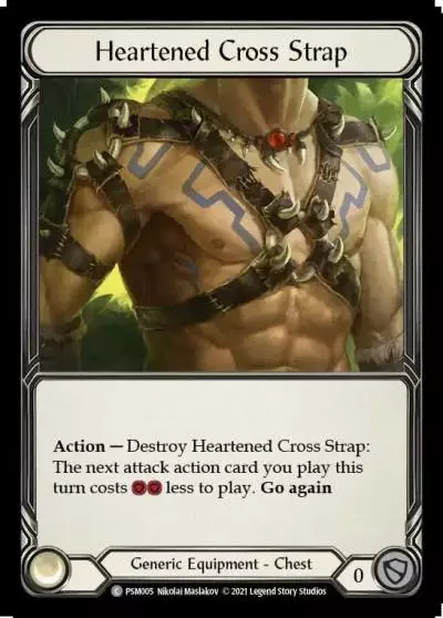 Heartened Cross Strap PSM005 - Prism - Blitz Deck - Flesh and blood card
