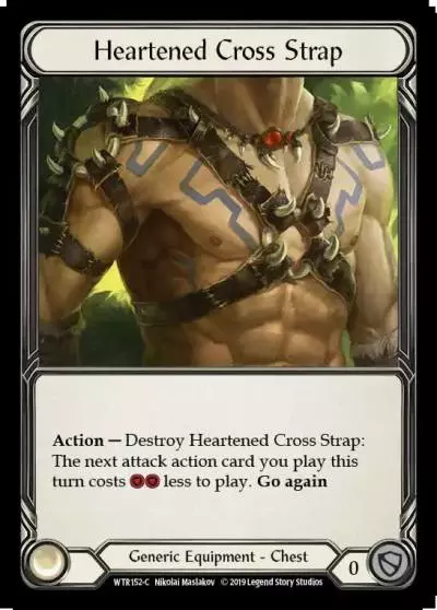 Heartened Cross Strap WTR152 - Welcome to Rathe - Flesh and blood card