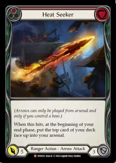 Heat Seeker RED DYN153 - Dynasty - Flesh and blood card