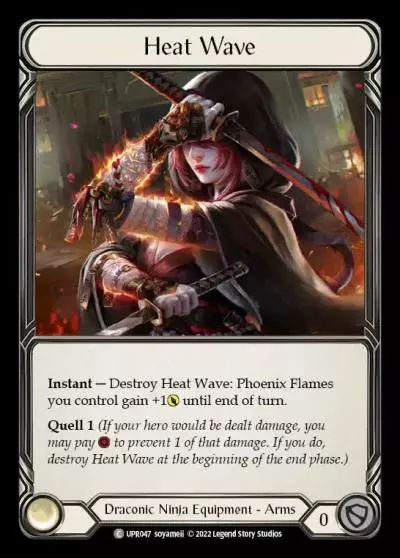 Heat Wave UPR047 - Uprising - Flesh and blood card