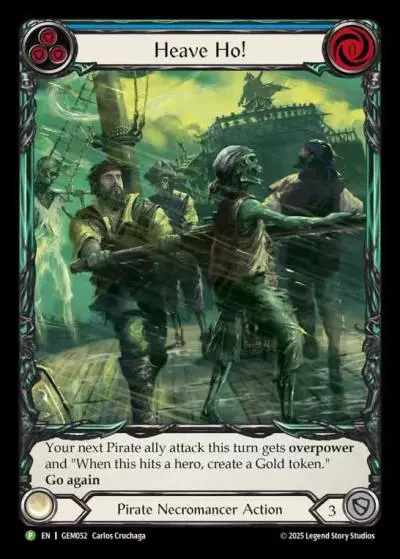 Heave Ho! BLUE GEM052 - GEM - Pack 2 - Flesh and blood card