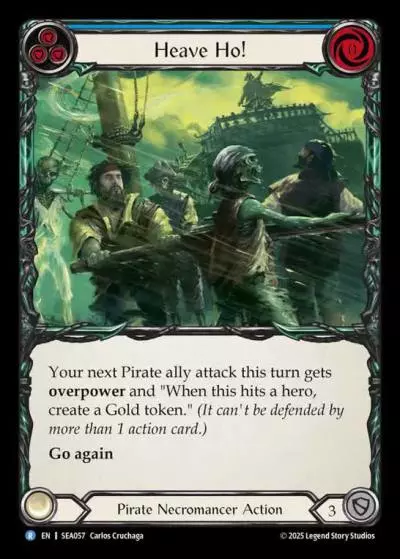Heave Ho! BLUE SEA057 - High Seas - Flesh and blood card