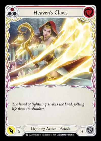 Heaven's Claws RED ELE192 - Tales of Aria - Flesh and blood card