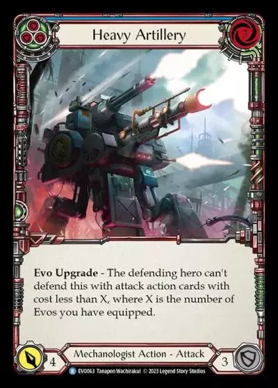 Heavy Artillery BLUE EVO063 - Bright Lights - Flesh and blood card