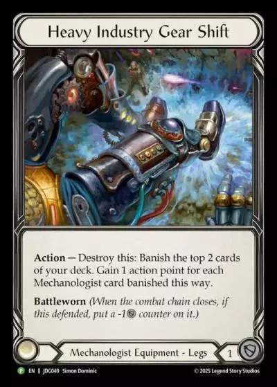 Heavy Industry Gear Shift JDG049-CF - Judge Pack 7 - Flesh and blood card