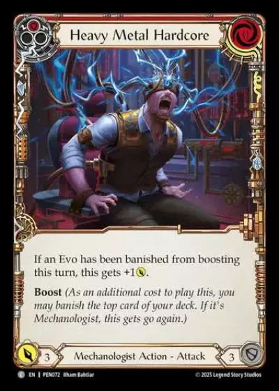Heavy Metal Hardcore PEN072 - Compendium of Rathe - Flesh and blood card