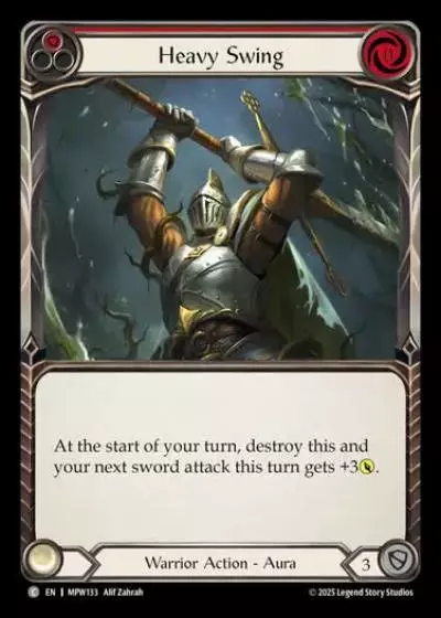 Heavy Swing MPW133 - Mastery Pack Warrior - Flesh and blood card