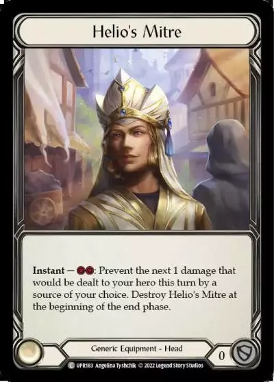 Helio's Mitre UPR183-CF - Uprising - Flesh and blood card