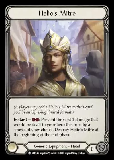 Helio's Mitre UPR183 - Uprising - Flesh and blood card