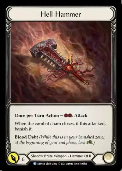 Hell Hammer DTD105 - Dusk till Dawn - Flesh and blood card