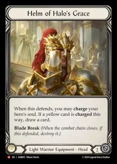 Helm of Halo's Grace ASB003-RF - Armory Deck - Ser Boltyn, Breaker of Dawn - Flesh and blood card