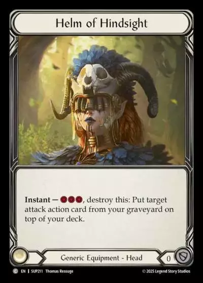 Helm of Hindsight SUP211 - Super Slam - Flesh and blood card