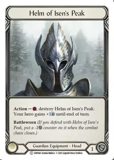 Helm of Isen's Peak 1HP048 - History Pack 1 - Flesh and blood card