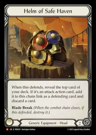 Helm of Safe Haven PEN314 - Compendium of Rathe - Flesh and blood card