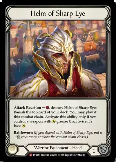 Helm of Sharp Eye EVR053 - Everfest - Flesh and blood card
