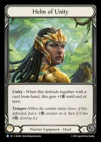 Helm of Unity SBL004 - Silver Age Chapter 3 - Boltyn - Flesh and blood card