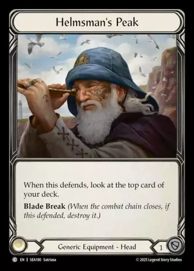 Helmsman's Peak SEA180-TP - High Seas - Treasure Pack - Flesh and blood card