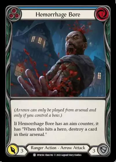 Hemorrhage Bore BLUE DYN164 - Dynasty - Flesh and blood card