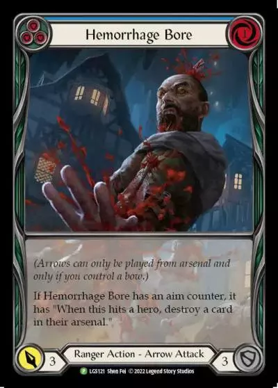 Hemorrhage Bore BLUE LGS121-RF - Armory - Season 8 - Flesh and blood card