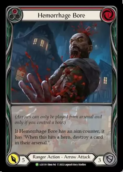 Hemorrhage Bore RED LGS119-RF - Armory - Season 8 - Flesh and blood card