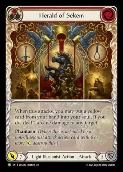 Herald of Sekem LGS430-RF - Skirmish - Season 13 - Flesh and blood card