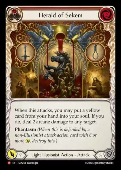 Herald of Sekem RED SEA260 - High Seas - Flesh and blood card