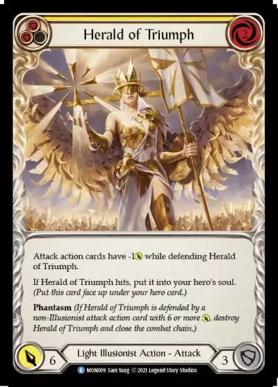 Herald of Triumph YELLOW MON009 - Monarch - Flesh and blood card
