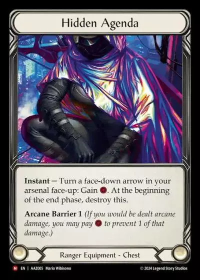 Hidden Agenda AAZ005-AA - Armory Deck - Azalea, Ace in the Hole - Flesh and blood card