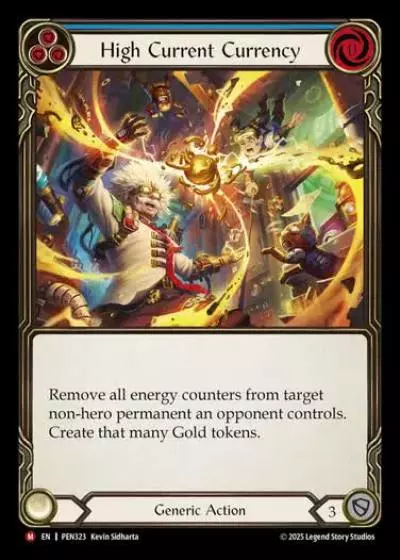 High Current Currency PEN323 - Compendium of Rathe - Flesh and blood card