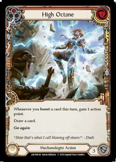 High Octane RED ARC006 - Arcane Rising - Flesh and blood card