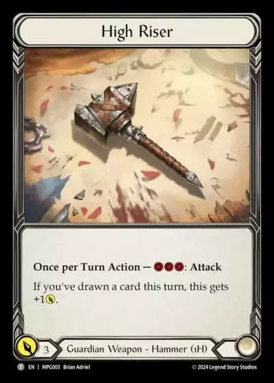 High Riser MPG003 - Mastery Pack Guardian - Flesh and blood card
