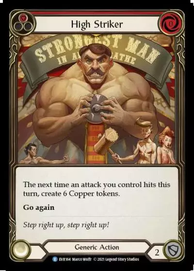 High Striker RED EVR164 - Everfest - Flesh and blood card