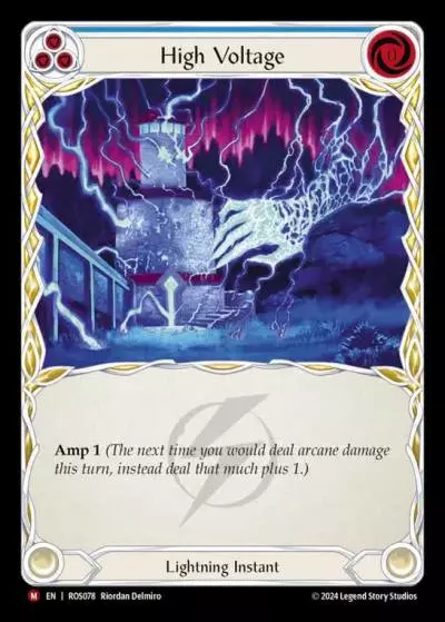 High Voltage BLUE ROS078 - Rosetta - Flesh and blood card
