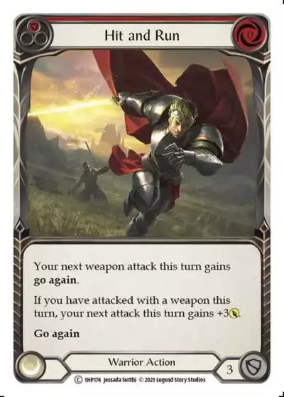 Hit and Run RED 1HP174 - History Pack 1 - Flesh and blood card