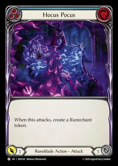 Hocus Pocus BLUE ROS145 - Rosetta - Flesh and blood card